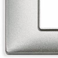 Ramka ozdobna, metal, 2M-centr., metaliczny srebrny