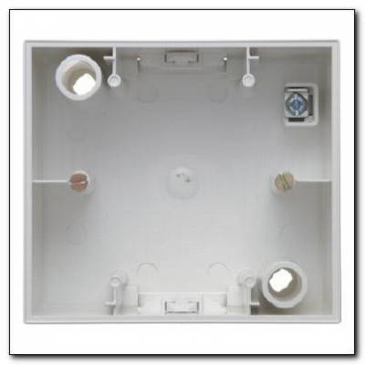 Puszka natynkowa 1-krotna; śnieżnobiały; B.1/B.3 Numer katalogowy: 10411909