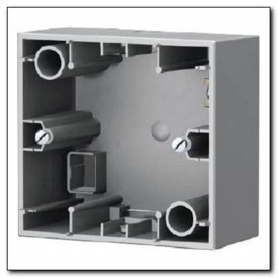 Puszka natynkowa 1-krotna; stal szlachetna, lakierowana; K.5 Numer katalogowy: 10417004