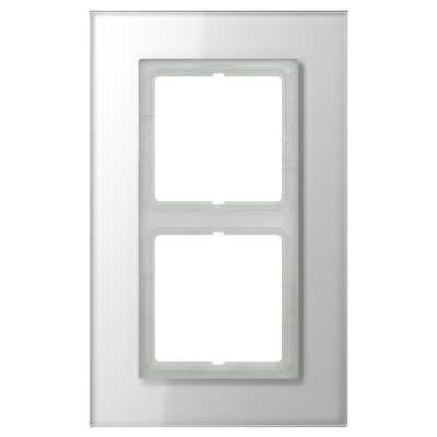 Ramka 2-krotna, szkło białe