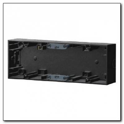 Puszka natynkowa 3-krotna pozioma; antracyt mat, lakierowany; K.1 Numer katalogowy: 10537006