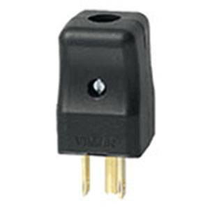 Vimar Wtyczka Amerykańska do przewodu 2P+E 15A USA + SASO - Czarna