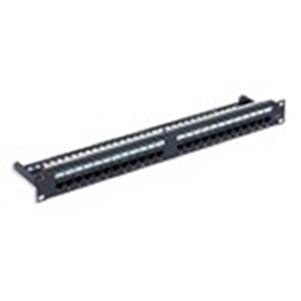 Patch panel - 24 RJ45 Cat6 UTP conn.1u