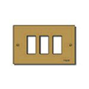 Plate 3M alum. screwfix bronze