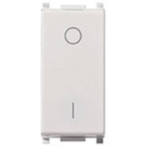 Łącznik jednobiegunowy 2P, 16AX, 1M, biały