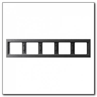 Ramka 5-krotna pozioma; antracyt mat, lakierowany; K.1 Numer katalogowy: 13937006