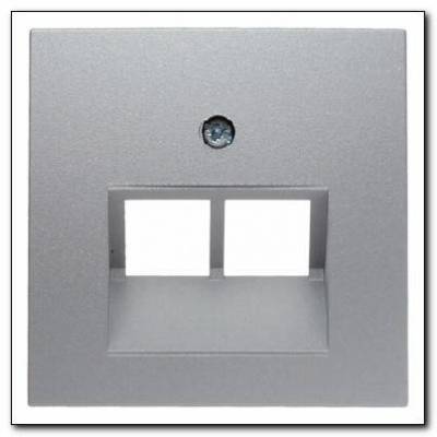 Element centralny do gniazda przyłączeniowego UAE 2-krotnego; alu; B.1/B.7 Glas Numer katalogowy: 14091404