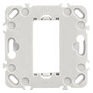 Ramka montażowa, bez wkrętów, 1M, szara