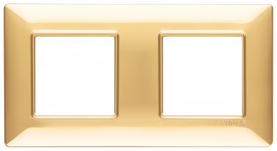 Ramka ozdobna, technopolimer, 4M (2+2), polerowany złoty
