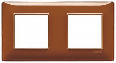 Ramka ozdobna, technopolimer 4M (2+2) 71mm Reflex tobacco