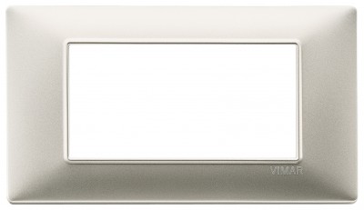 Ramka ozdobna, technopolimer, 4M, matowy nikiel