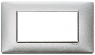 Ramka ozdobna, metal, 4M, metaliczny srebrny