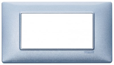 Ramka ozdobna, metal, 4M, metaliczny niebieski