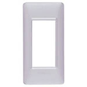 Ramka ozdobna, technopolimer, 1M, matowy srebrny