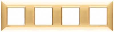 Ramka ozdobna 8M (2+2+2+2) 71mm polished gold