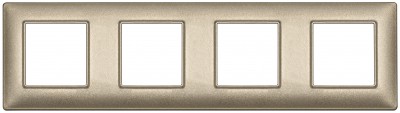 Ramka ozdobna 8M (2+2+2+2) 71mm metall.bronze