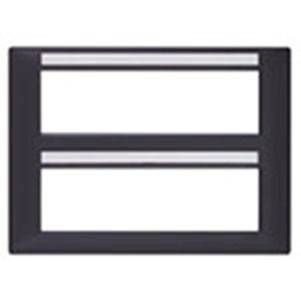 Ramka ozdobna, technopolimer, 14M, czarny