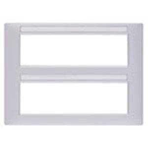 Ramka ozdobna, technopolimer, 14M, matowy srebrny