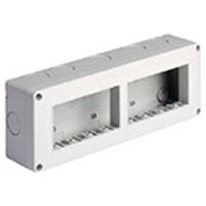 Puszka natynkowa, IP40, 6M (3x2), poziomo