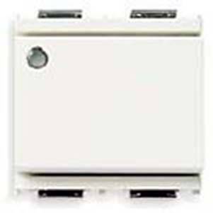 Łącznik schodowy 1P, 16AX, podświetlenie, 2M, srebrny