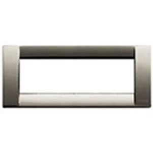 Ramka ozdobna, Classic, metal, 6M, czarny chrom