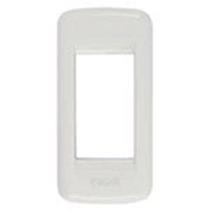 Ramka ozdobna, Round, metal, 1M, biały