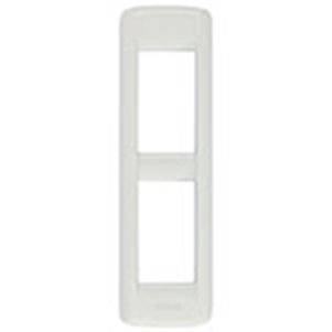 Ramka ozdobna, Round, metal, 2M, biały