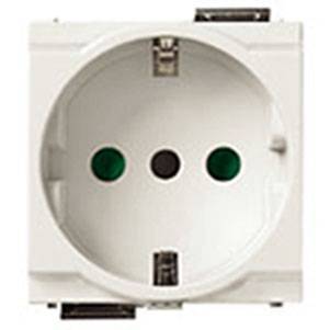 Gniazdo 2P+E, 16A, standard P30, 2M-zmniejszony, biały