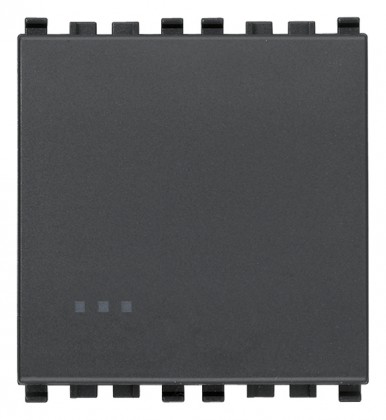 Łącznik jednobiegunowy, 1P, 16AX, 2M, antracyt