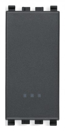 Łącznik krzyżowy 1P, 16AX, 1M, antracyt