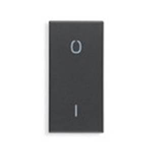 Klawisz, symbol I/O, 1M, antracyt