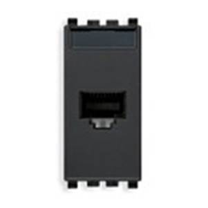 Gniazdo komputerowe, RJ45, kat.5e, Avaya UTP, 1M, antracyt