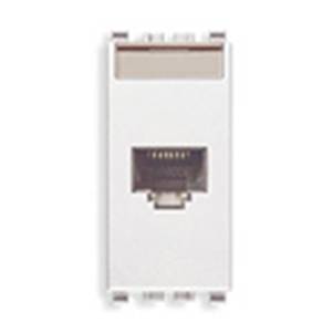 Gniazdo komputerowe, RJ45, kat.5e, Netsafe UTP, 1M, biały