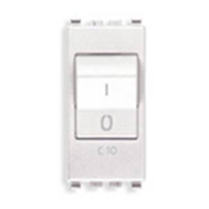 Wyłącznik nadprądowy 1P+N, 120-230V, C10, 1M, biały