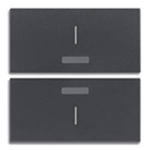 2 przyciski, 2M, Symbol I, antracyt