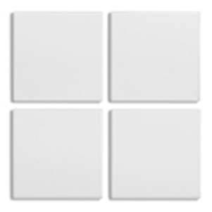 4 przyciski, 1M, symbol w/o, biały