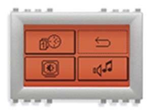 Monochromatyczny panel dotykowy KNX, 3M, srebrny
