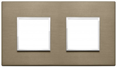 Ramka ozdobna 4M (2+2) 71mm dark bronze