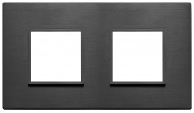 Ramka ozdobna 4M (2+2) 71mm total black