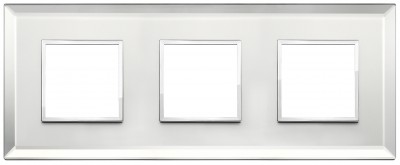 Ramka ozdobna 6M (2+2+2) 71mm silver ice