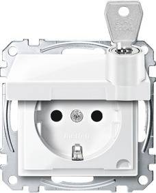 GNIAZDO SCHUKO+POKR, Z ZAM. B.P.SYS. M, Kod produktu: ME-MTN2315-0319