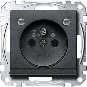 GNIAZDO+UZ.,PRZESŁ.Z.BEZS.M.LED ANT.S.M, Kod produktu: ME-MTN2504-0414