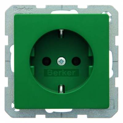 Gniazdo SCHUKO; zielony, aksamit; Q.1 Numer katalogowy: 47436013