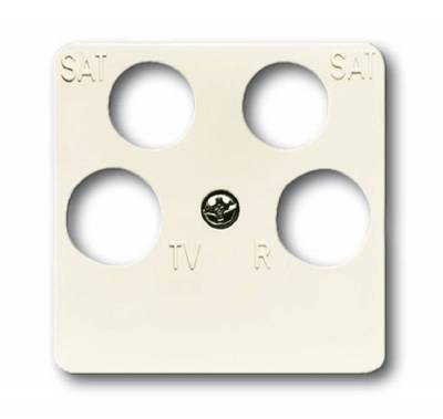 Pokrywa gniazda RTV+SAT - (4 otwory)