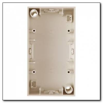 Puszka natynkowa 2-krotna; kremowy; B.Kwadrat Numer katalogowy: 5310429902