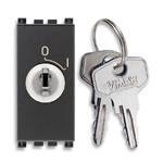 Łącznik 16AX z kluczykiem wyjmowanym w obu pozycjach, 1M, antracyt