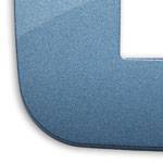 Ramka ozdobna Round, 1M-centralnie (do puszki fi60), malowany technopolimer, niebieski