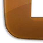 Ramka ozdobna Round, 8 (4+4)M, Reflex, karmelowy