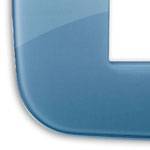 Ramka ozdobna Round, 8 (4+4)M, Reflex, morski niebieski