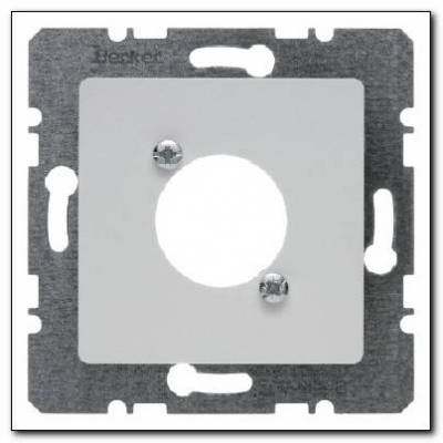 Płytka centralna do okrągłych łączy wtykowych XLR D-Serie; śnieżnobiały; S.1/B.1/B.3/B.7 Glas Numer katalogowy: 14121909